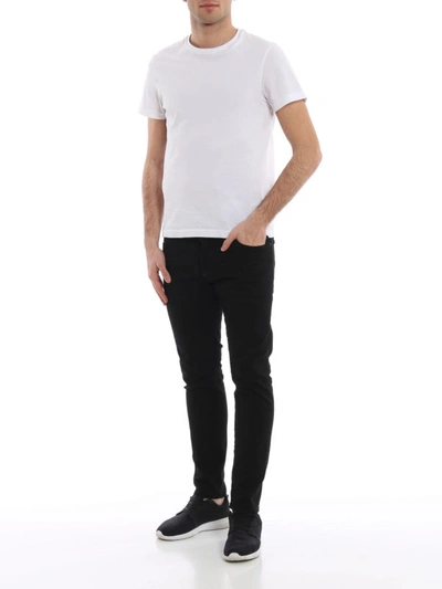 Shop Dsquared2 Black Denim Skinny Jeans