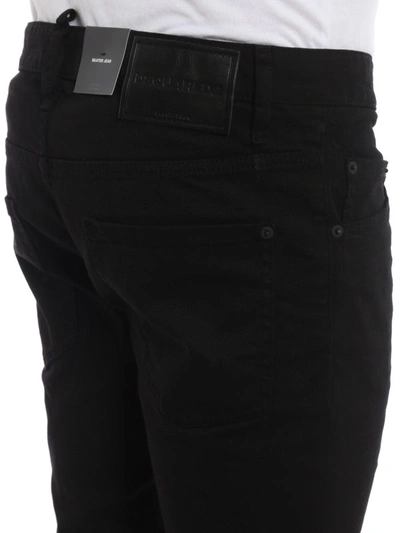 Shop Dsquared2 Black Denim Skinny Jeans