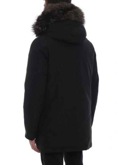 Shop Woolrich Arctic Parka Padded Coat In New Black