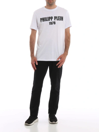 Shop Philipp Plein Pp 1978 Short Sleeve White Tee