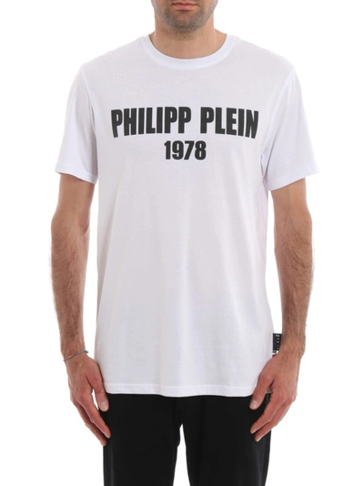 Shop Philipp Plein Pp 1978 Short Sleeve White Tee