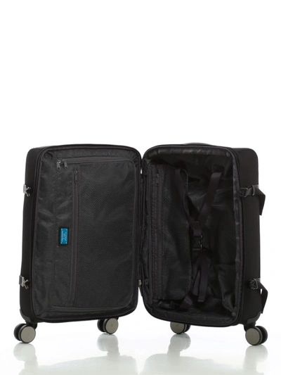 Shop Piquadro Move2 Cabin Size Expandable Wheeled Luggage In Black
