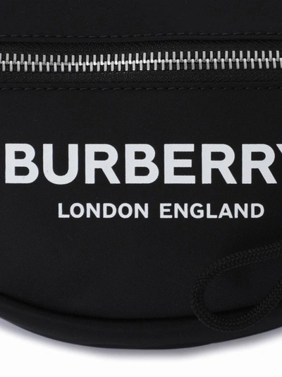 Shop Burberry Logo Print Small Belt Bag In Black