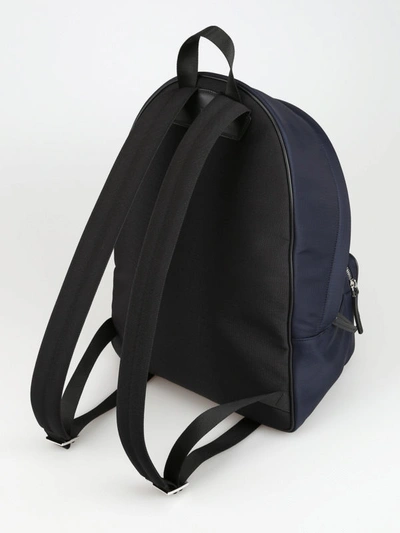Shop Tod's Easy Tech Midnight Blue Medium Backpack In Dark Blue