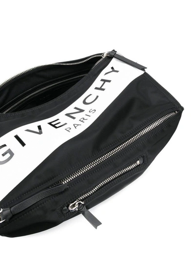 Shop Givenchy Pandora Tech Fabric Messenger Bag In Black