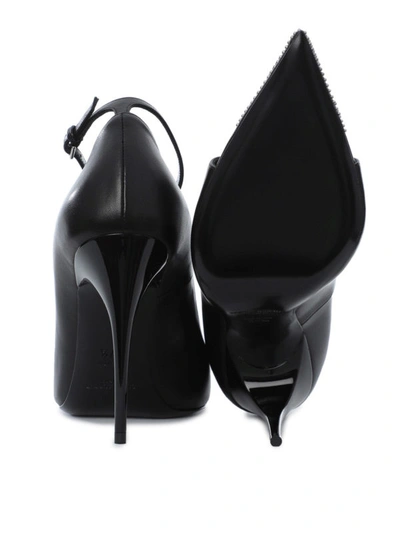 Shop Saint Laurent Palace 105 Pumps In Black