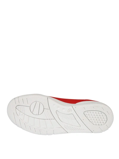 Shop Chiara Ferragni Active Red Slip-on Sock Sneakers