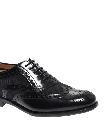 Shop Church's Burwood Black Leather Shoes