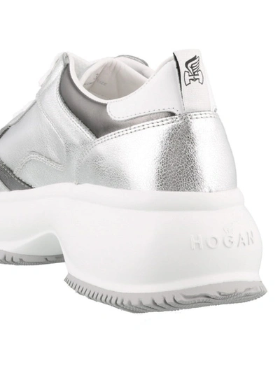 Shop Hogan Maxi I Active Oversized Sneakers In Silver