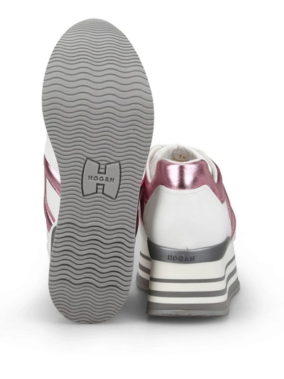 Shop Hogan H283 Sneakers With Maxi 222 Sole In White