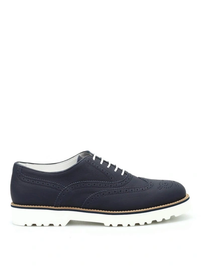 Shop Hogan Route H259 Lace-ups In Blue