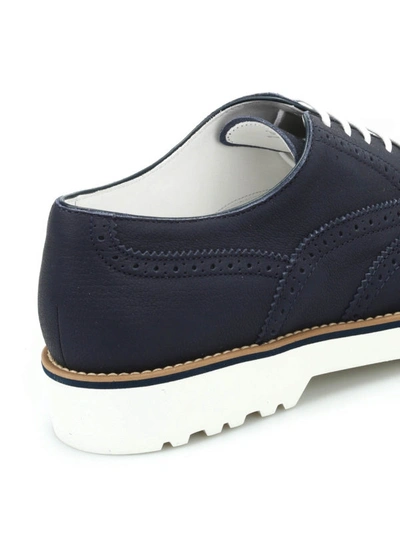 Shop Hogan Route H259 Lace-ups In Blue