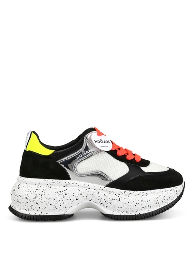 Shop Hogan Maxi I Active Fluo Detailed Sneakers In Multicolour