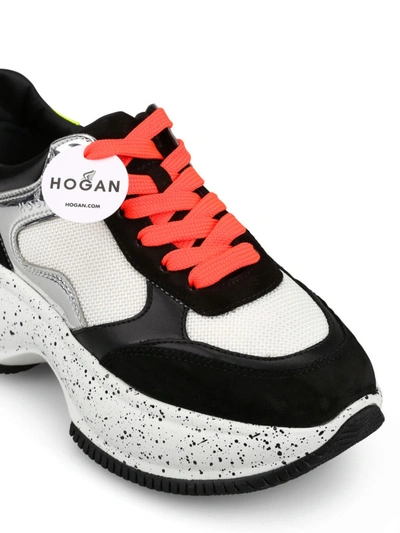 Shop Hogan Maxi I Active Fluo Detailed Sneakers In Multicolour