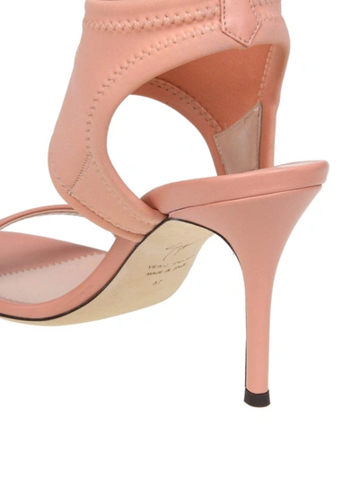 Shop Giuseppe Zanotti Alien Pink Sandals