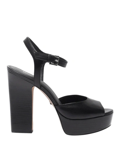 Shop Michael Kors Bennet Sandals In Black