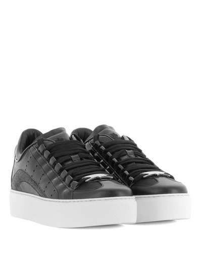 Shop Dsquared2 551 Black Sneakers