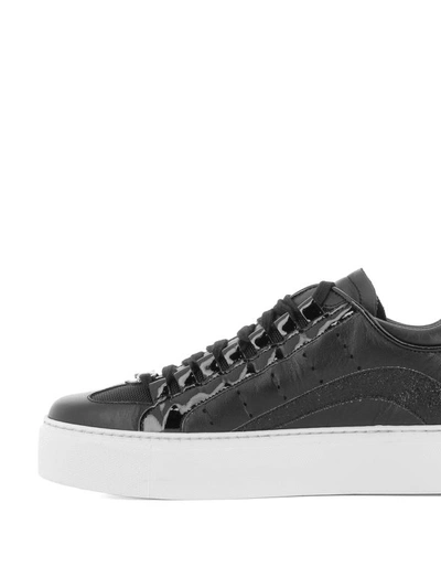 Shop Dsquared2 551 Black Sneakers