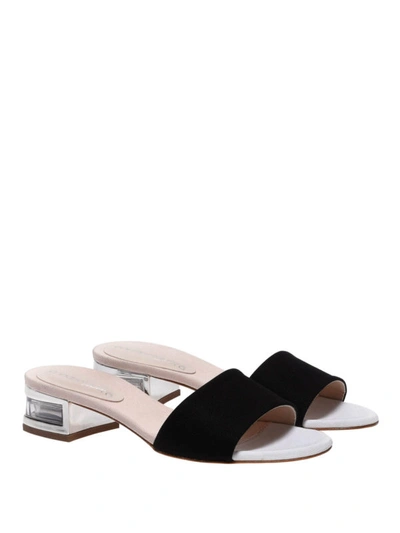 Shop Anna Baiguera Anna Vittoria Heeled Sandals In Black