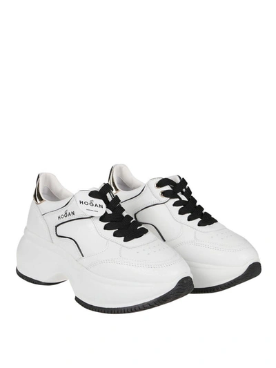 Shop Hogan Maxi I Active White Sneakers