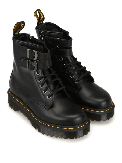 Shop Dr. Martens 1460 Alt Ankle Boots In Black