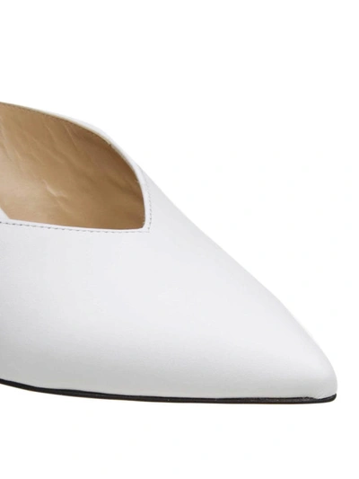 Shop Michael Kors Cambria Mules In White