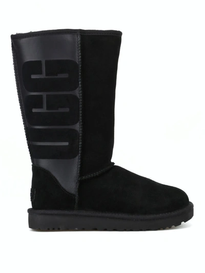 Shop Ugg Classic Tall  Rubber Black Boots