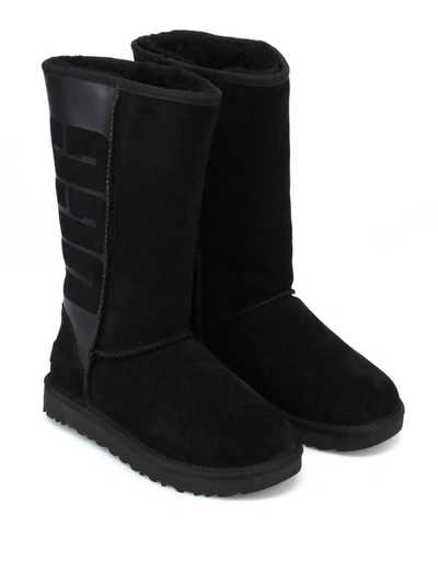 Shop Ugg Classic Tall  Rubber Black Boots