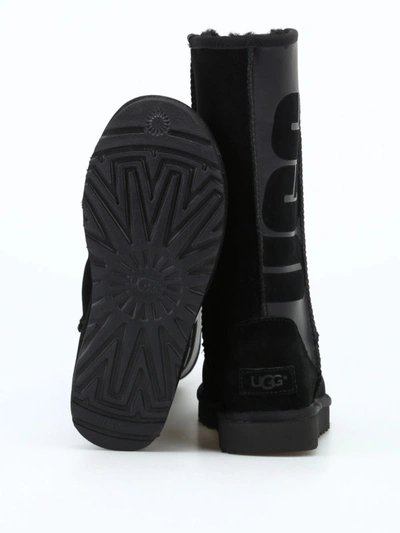 Shop Ugg Classic Tall  Rubber Black Boots
