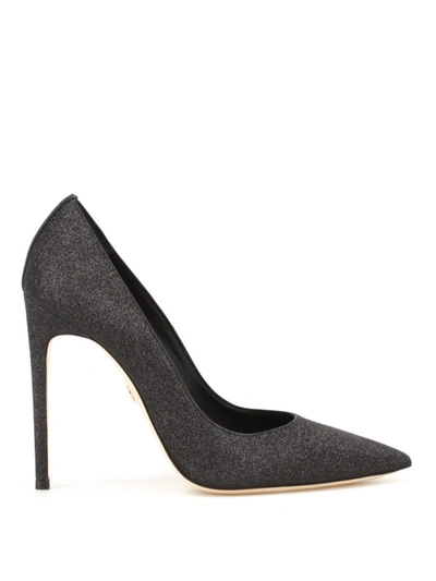 Shop Dsquared2 Basic Black Glitter Pumps