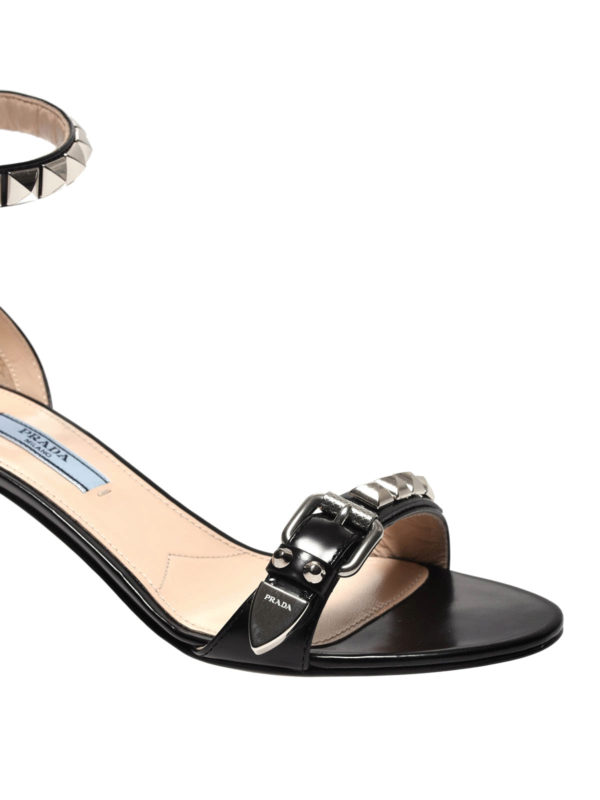 prada studded leather sandals