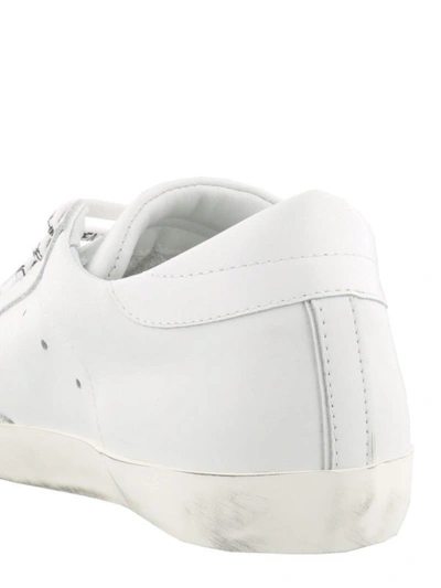 Shop Philippe Model Paris Basic Total White Leather Sneakers