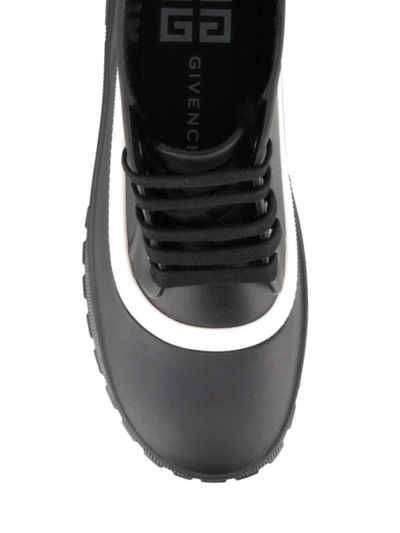 Shop Givenchy Two-tone Rubber Combat Boots In Black