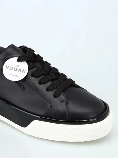 Shop Hogan Black Lace-up R320  Sneaker