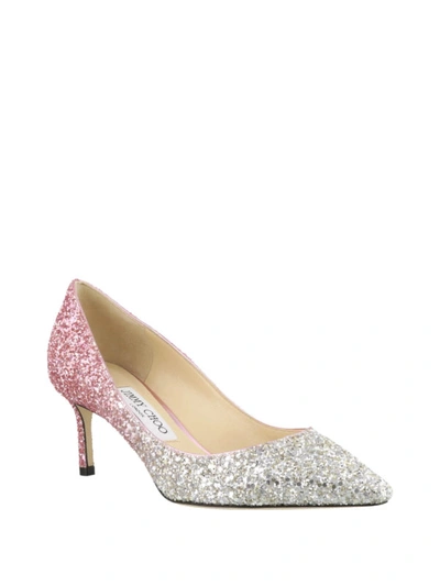 Shop Jimmy Choo Romy 60 Degrade Glitter Pumps In Pink