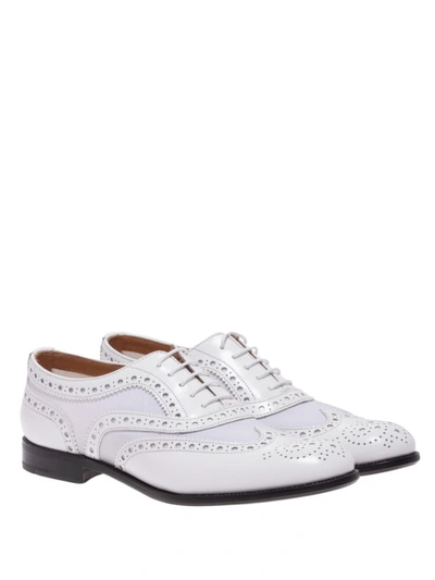 Shop Church's Burwood 7 W White Brogue Shoes