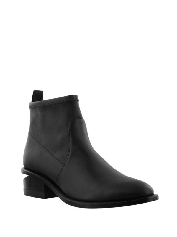 alexander wang kori leather ankle boots