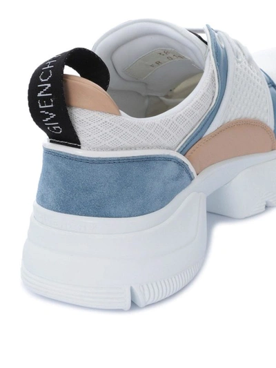 Shop Givenchy Jaw Neoprene And Leather Sneakers In White