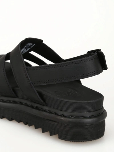 Shop Dr. Martens' Yelena Sandals In Black