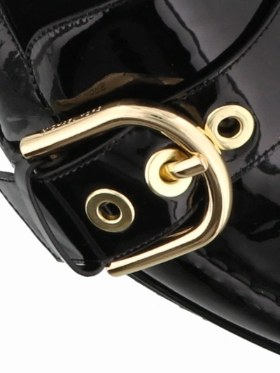Shop Michael Kors Cooper Platform Patent Loafers In Black