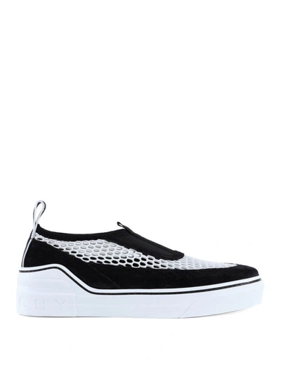 Shop Givenchy George V Slip On Sneakers In Black
