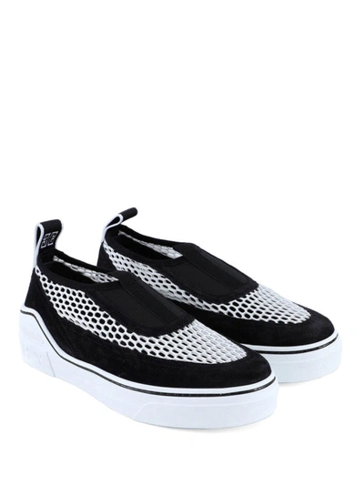 Shop Givenchy George V Slip On Sneakers In Black