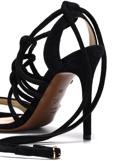 Shop L'autre Chose High Suede Sandals In Black