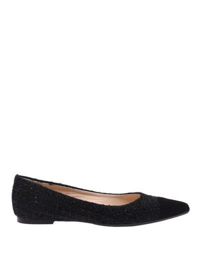 Shop Anna Baiguera Malika Flex Boucle Flats In Black