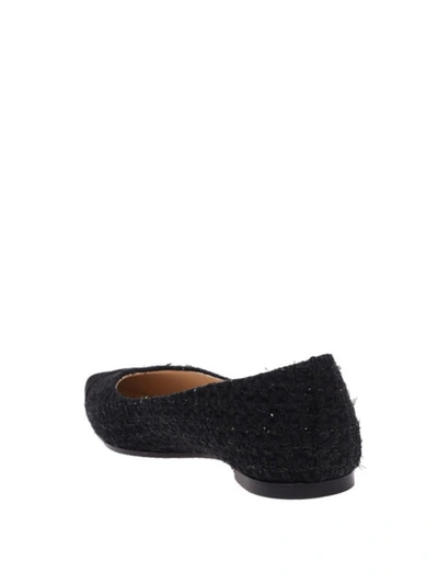 Shop Anna Baiguera Malika Flex Boucle Flats In Black