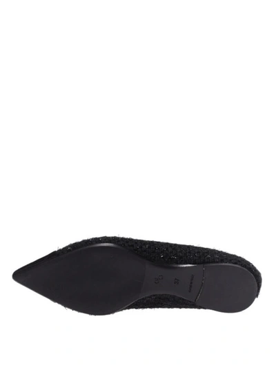 Shop Anna Baiguera Malika Flex Boucle Flats In Black