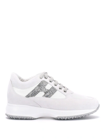 Hogan Interactive Strass Sneakers In White | ModeSens