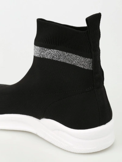 Shop Chiara Ferragni Active Slip-on Sock Sneakers In Black