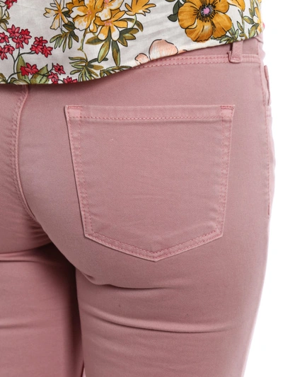 Shop J Brand Selena Pink Cropped Jeans