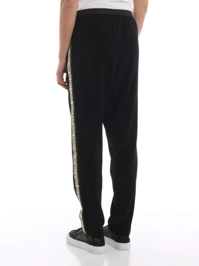 Shop Zadig & Voltaire Paula Side Bands Black Trousers